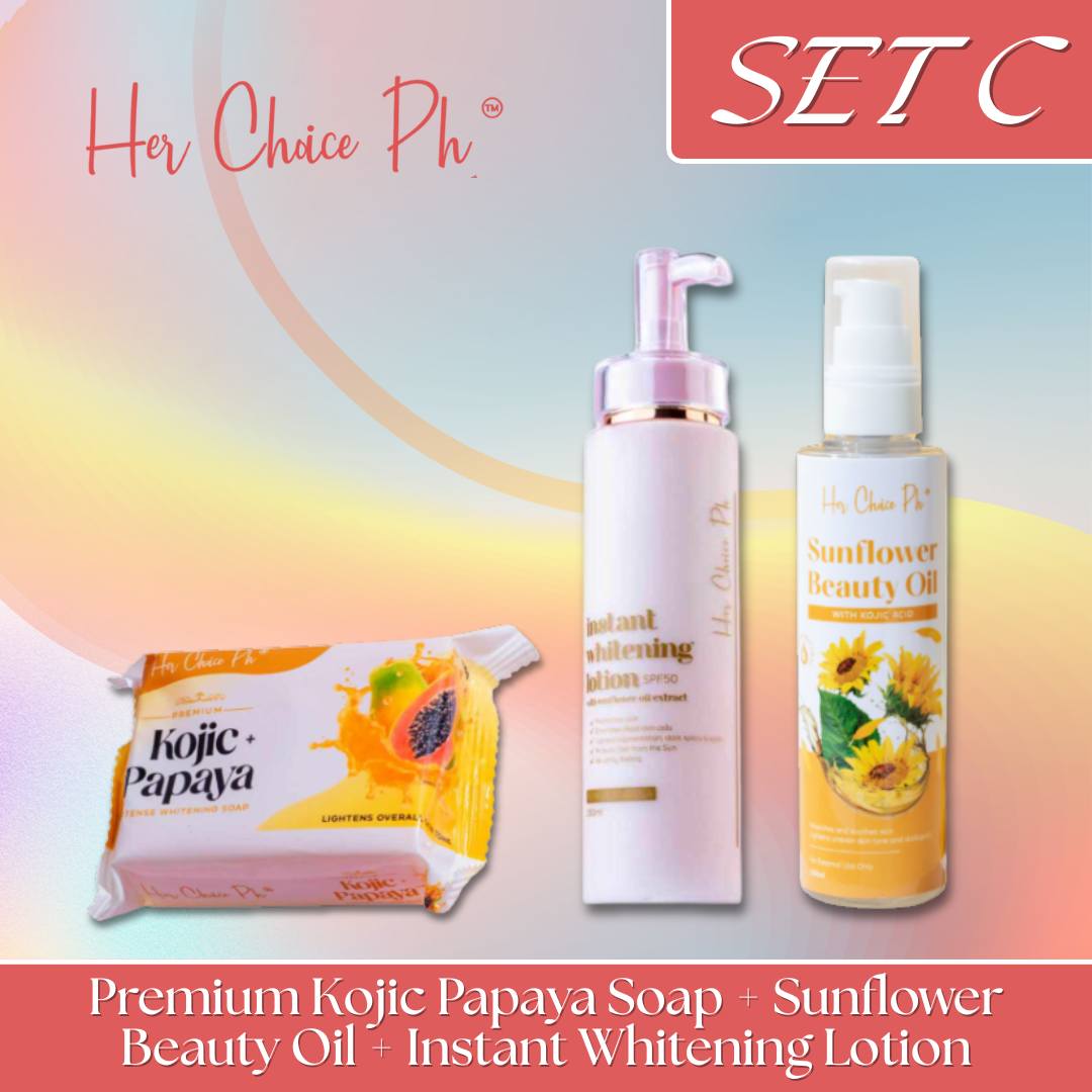 SET C: Whitening Trio Combinant By Her Choice PH