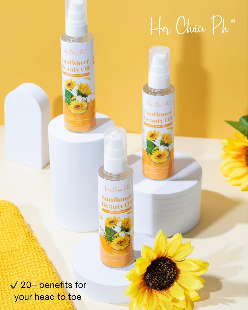 Her Choice Sunflower Beauty Oil 100mL